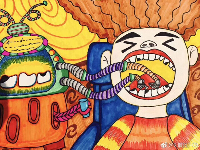 科技画 儿童画