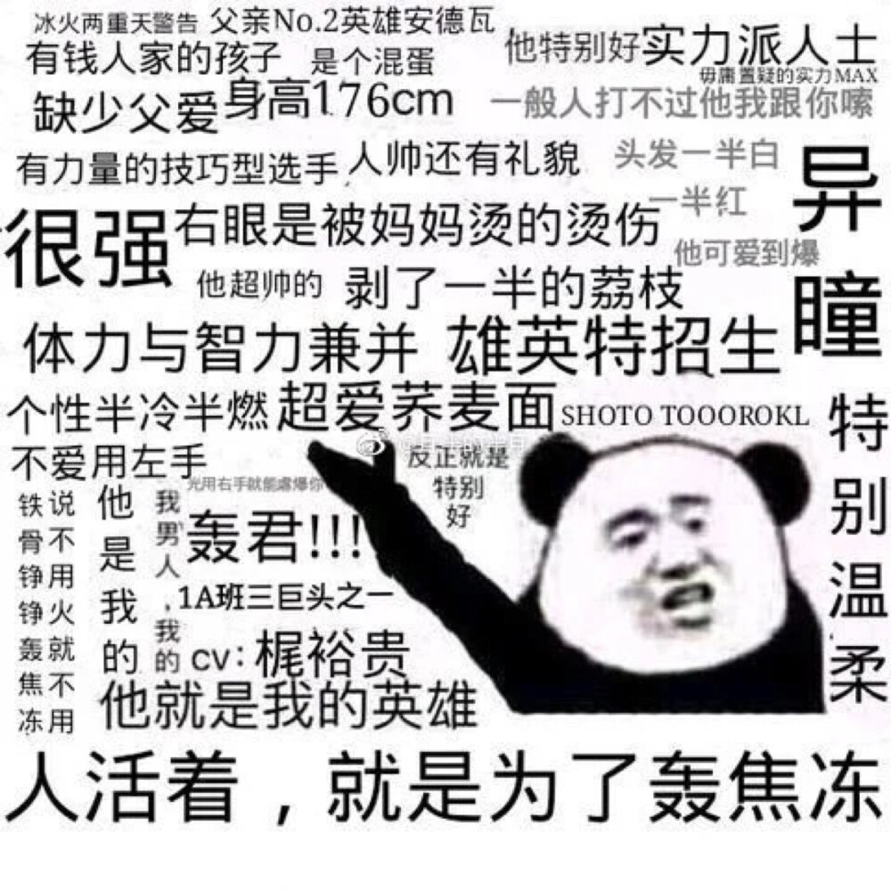 人活着就是为了轰焦冻