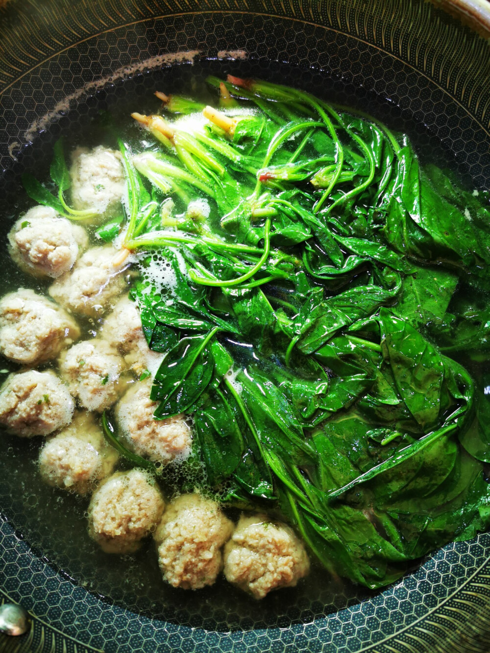 在杨庙家里的饭菜