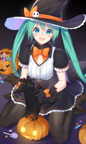 ハッピーハロウィン！初音未来
画师 BIb【10899738】
Pixiv【77566272】