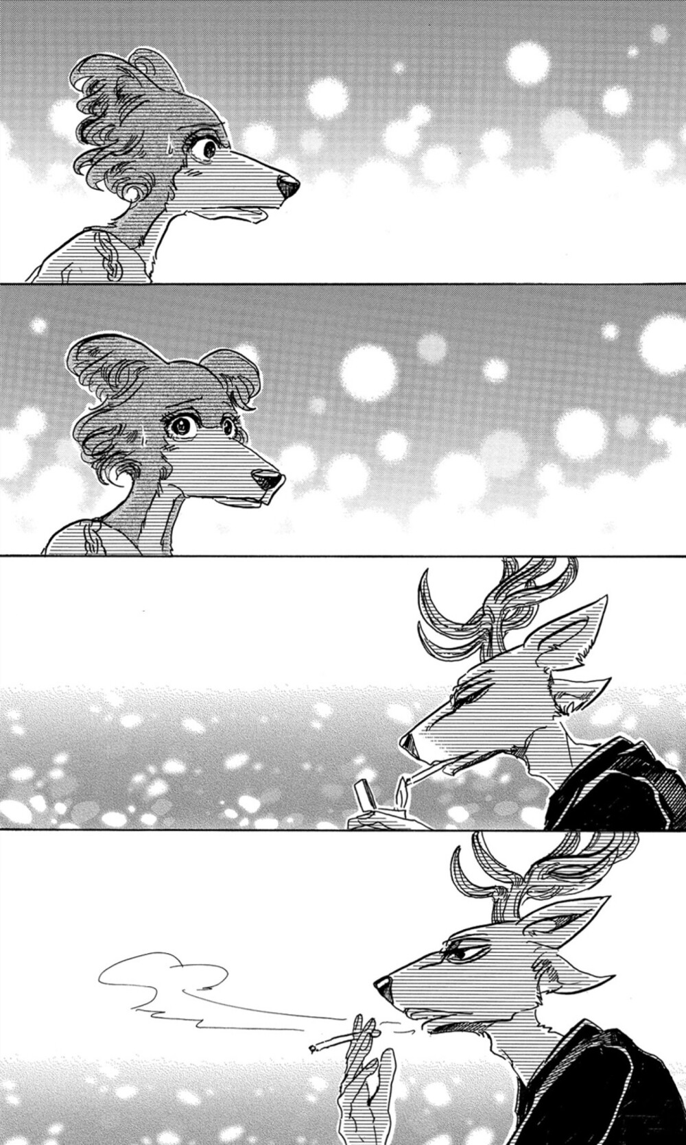 漫畫、黑白、BEASTARS