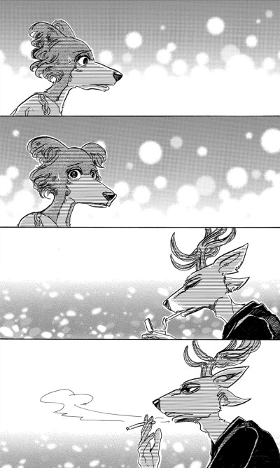 漫畫、黑白、BEASTARS