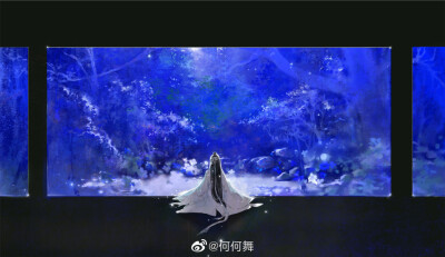 我目前所画魔道祖师相关，包括12张动画片尾以及2张同人图，其他任何图片都非我画。因版权约定，动画片无水印版图片私人不能释出，见谅。另， 这套图会收录在明年即将出版的古风个人画集里。 ​​​​