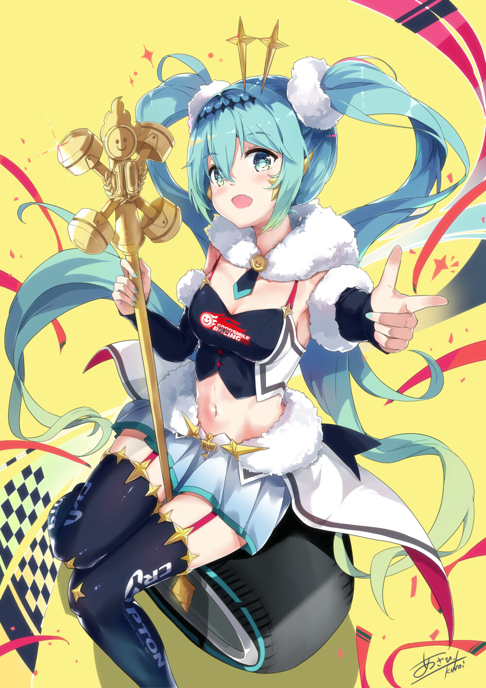 动漫初音#双马尾＊