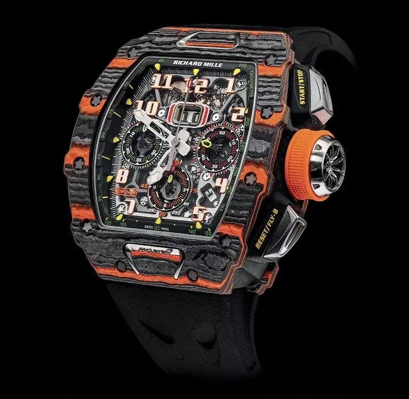 理查德 米勒（Richard Mille）本届捐赠表款在功能上仅为飞返计时，并不复杂，与F.P.Journe捐赠的超级复杂功能比起来要逊色不少。