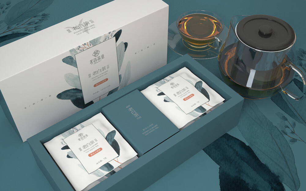 福鼎白茶丨茶叶包装设计+袋泡茶包装设计丨原创作品