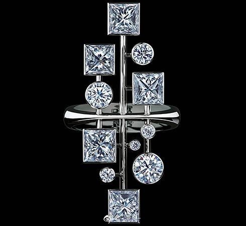 钻石几何拼接戒指
jewellery theatre