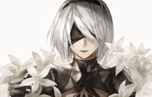 NieR：Automata 尼尔：机械纪元 2B 绘师：thkani（p id=13134696） 本作品id=77818042