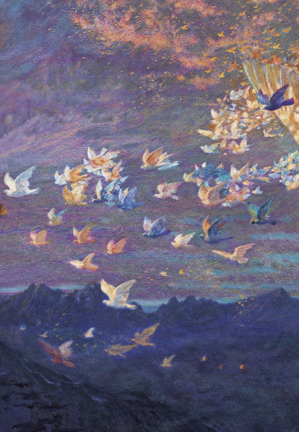 Wings of the Morning (detail), Edward Robert Hughes ​​​​