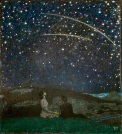 Falling Stars (also known as Franz and Mary Stuck)
Franz von Stuck - 1912 ​​​​
