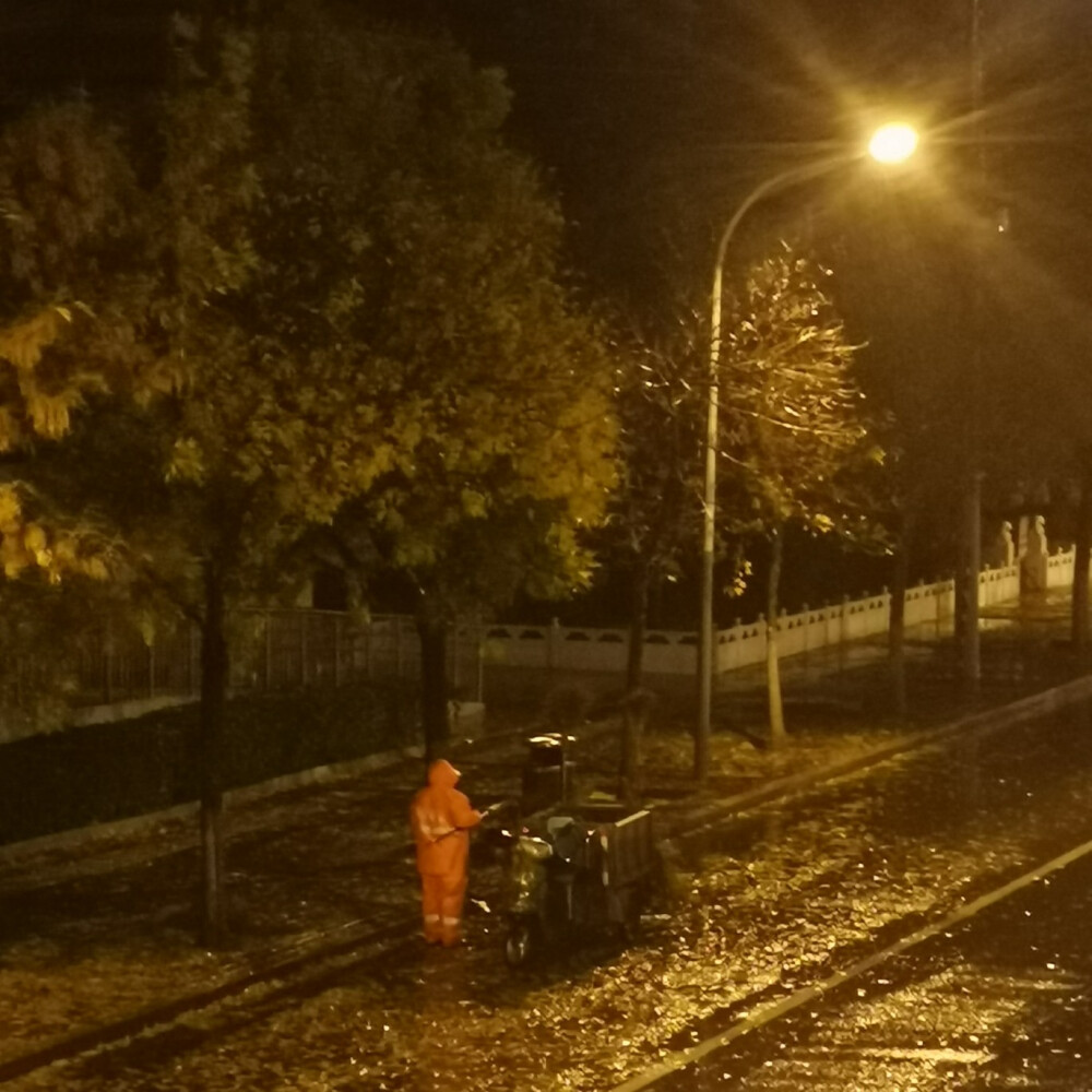 秋天早晨的雨
点缀整座城