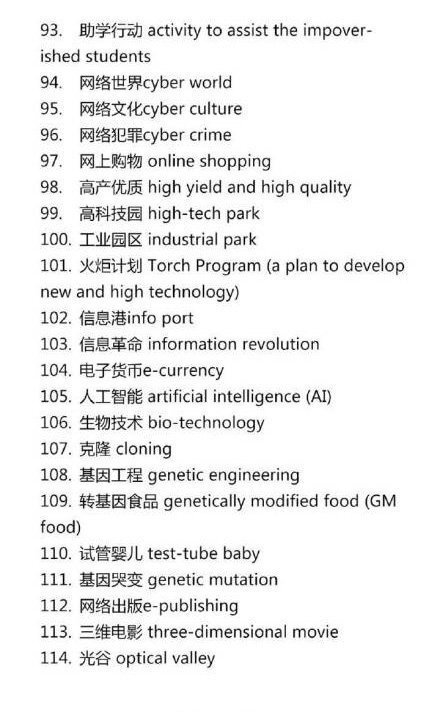 英语四六级翻译必背中国文化特色词汇
需要的mark