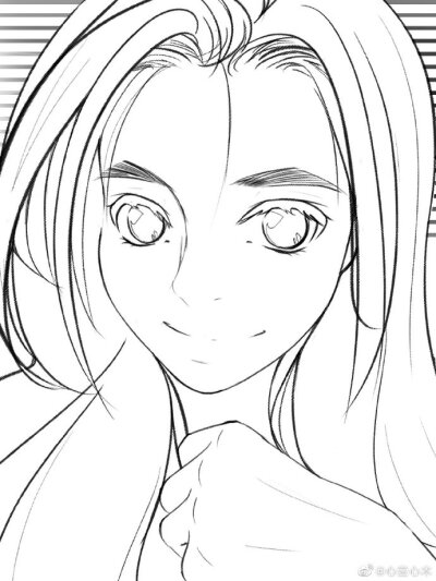 给闺蜜画了个头像，日系的画风的确偏可爱就难写实，还有脸部的角度有点问题，不放原图了。