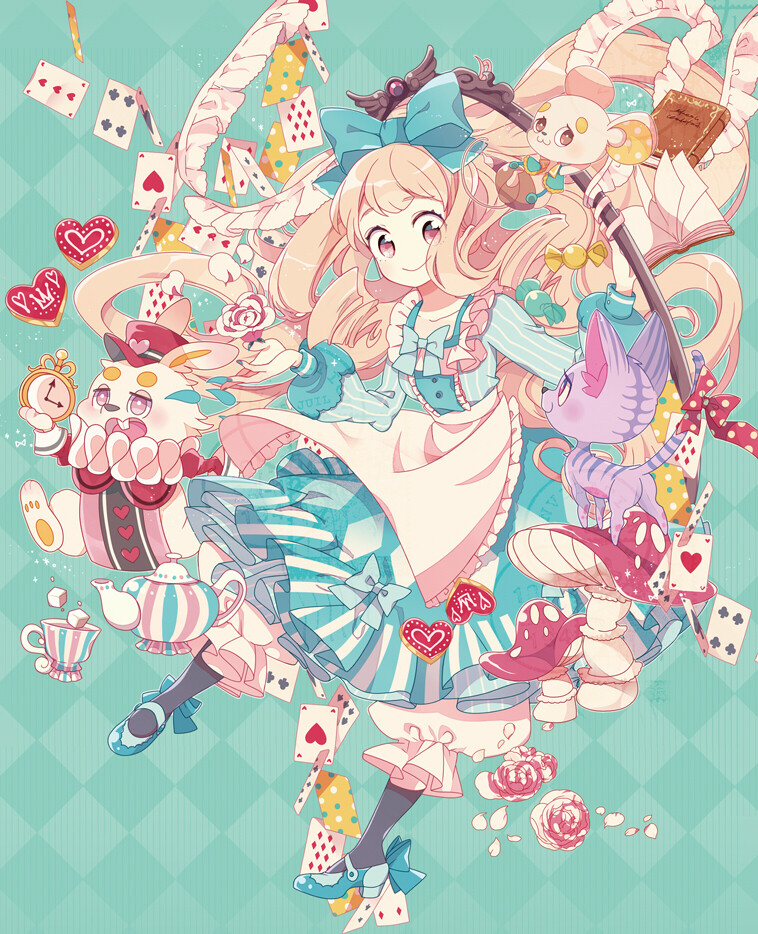 绘师:上倉工ク
头像 动漫少女 可爱 lolita 绘画素材
