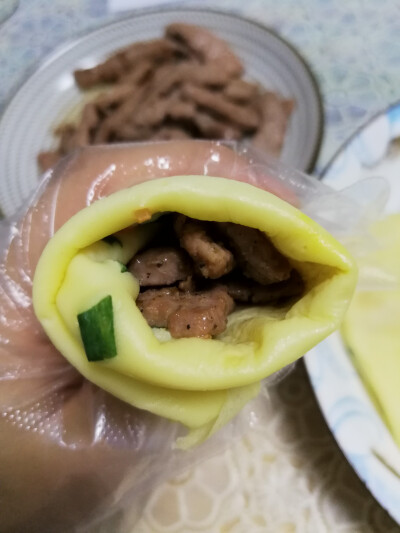 牛肉卷饼，还不错