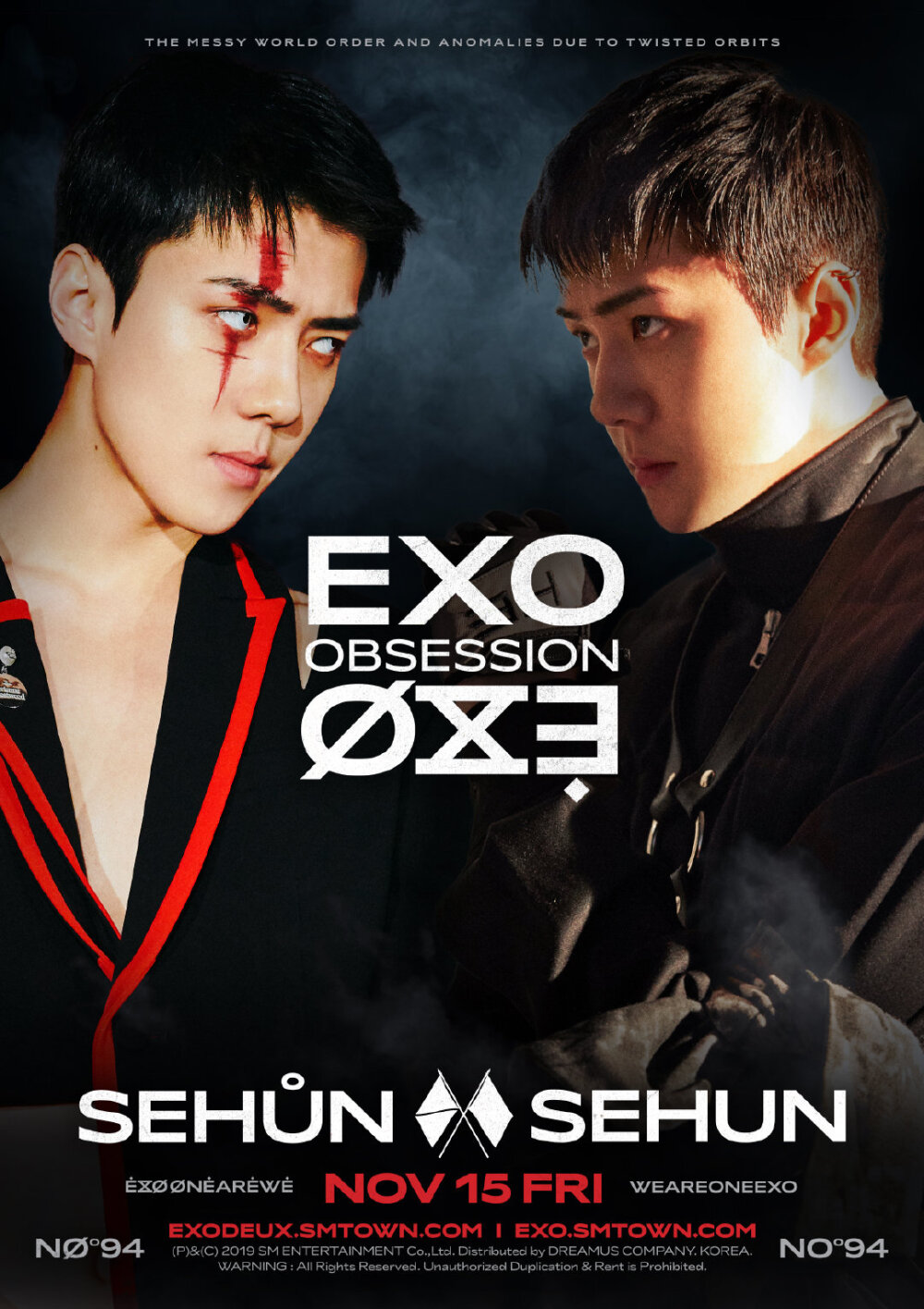 SEHUN vs X-SEHUN 六辑《obsession》