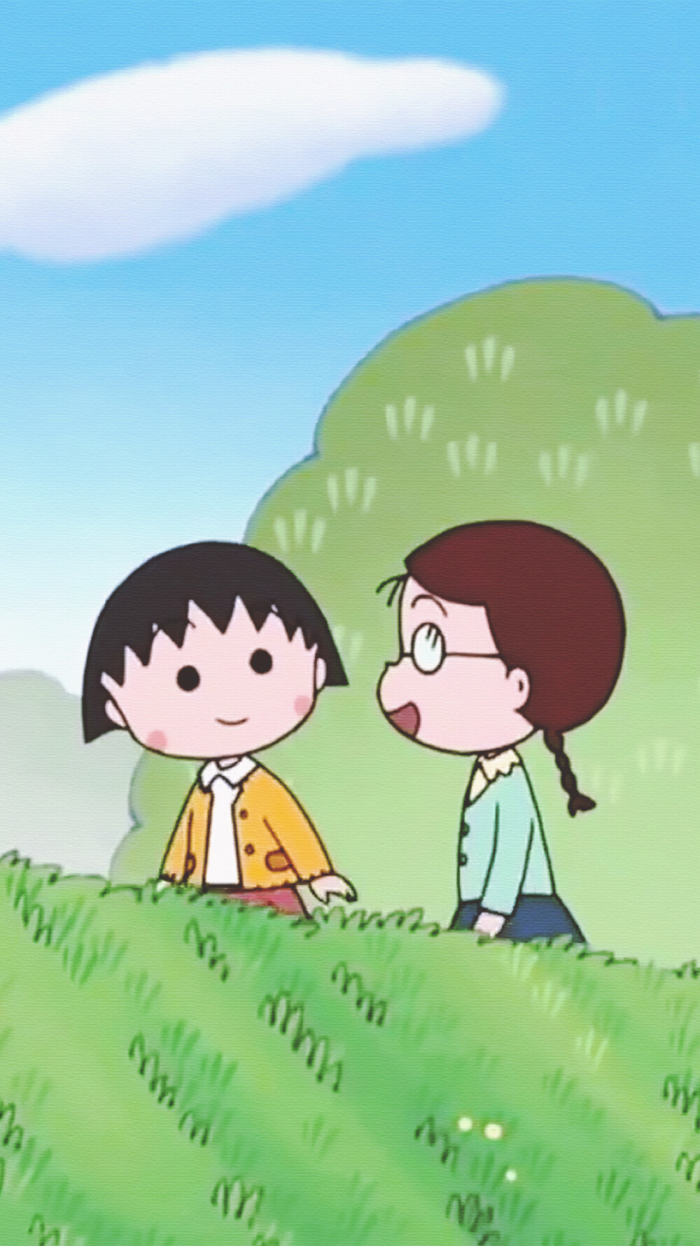 头像 漫头 动画片 动漫 壁纸 背景图 女头 樱桃小丸子