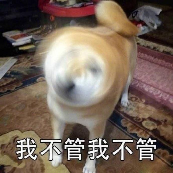 否定四连表情，狗子搞笑