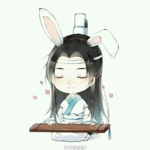 #魔道祖师  Q.版 蓝湛 蓝忘机 
〔画师〕阿喵喵喵3