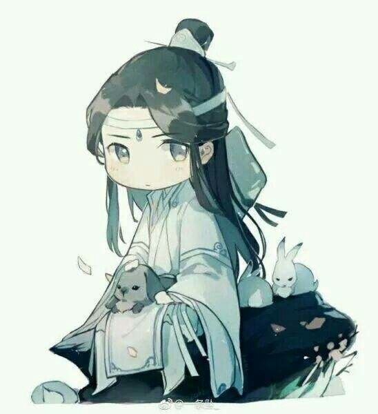 #魔道祖师 Q.版 蓝湛 蓝忘机
〔画师〕一条坠_