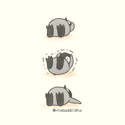日本插画师笔下呆萌可爱的小企鹅！被治愈了！！！（twi：niwazekisho ）
