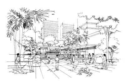 建筑钢笔速写
cr公众号——建筑手绘