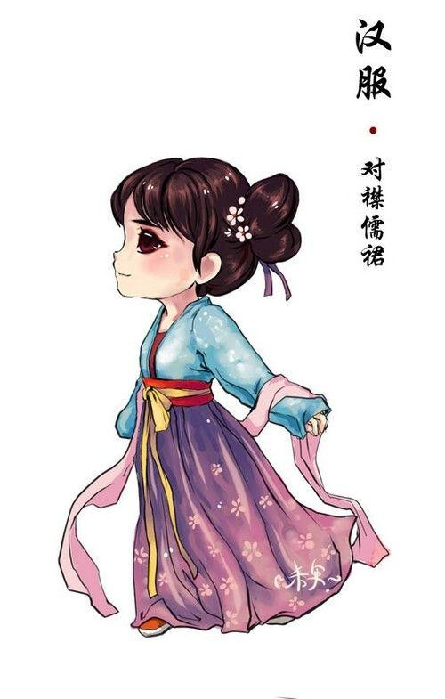 汉服手绘