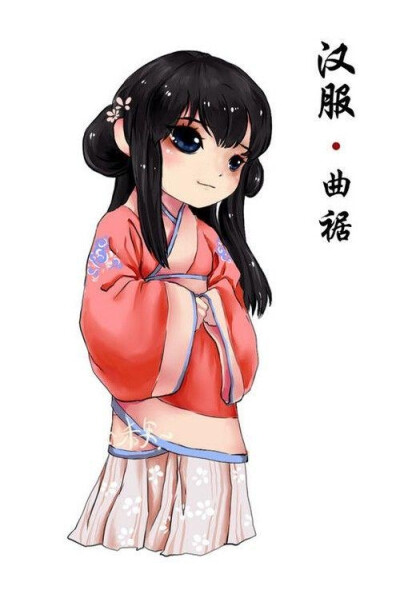 汉服手绘