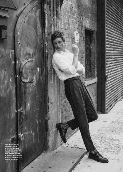 Eddie Redmayne for ICON Magazine 2019. “小雀斑”新封面, 黑白复古片. 