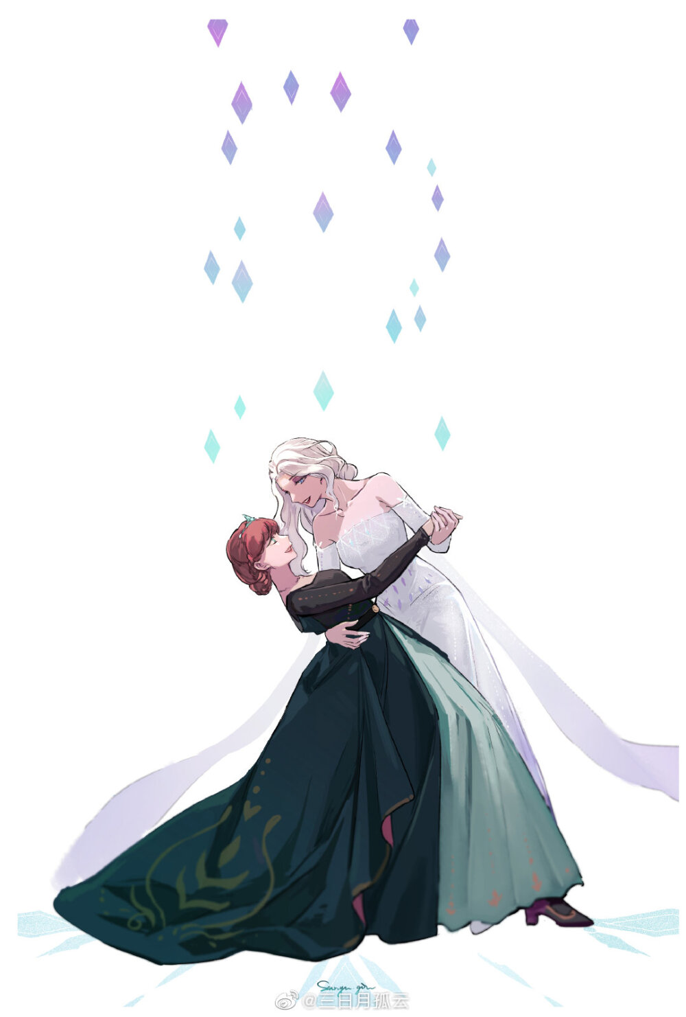 冰雪奇緣 elsanna
微博：三日月孤云