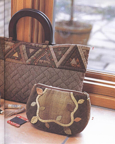 成熟优雅拼布包 枫书坊