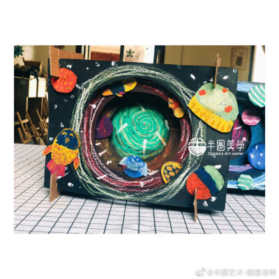 重彩棒课程【集体星球】
星星充满了感情，像顽皮的孩子，在稚气、执著地注视着人间，仿佛用那明亮的眸子讲述一个美丽动人的神话