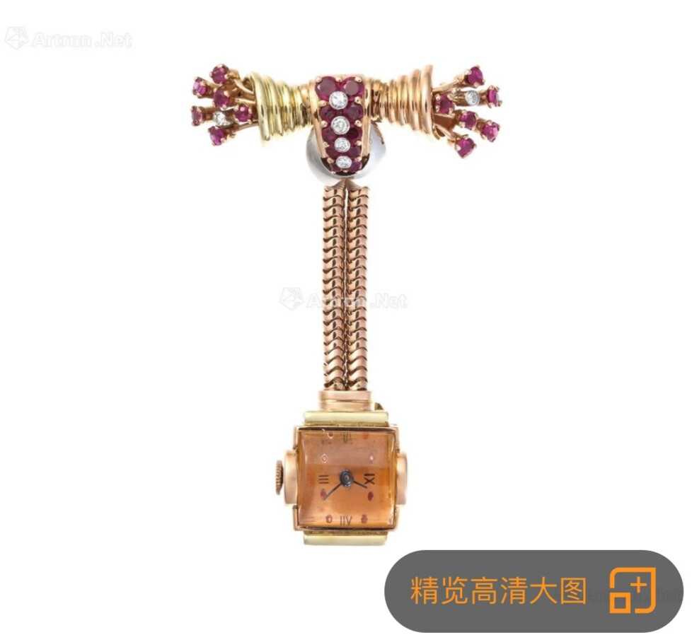 红宝石 古董怀表