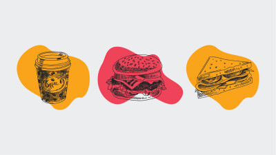 Color Cafe咖啡店品牌VI设计 Dogan Yalcin ​​​​