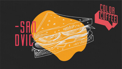 Color Cafe咖啡店品牌VI设计 Dogan Yalcin ​​​​