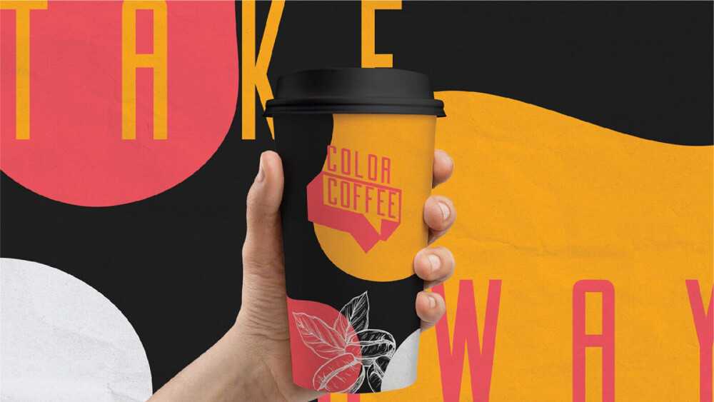 Color Cafe咖啡店品牌VI设计 Dogan Yalcin ​​​​