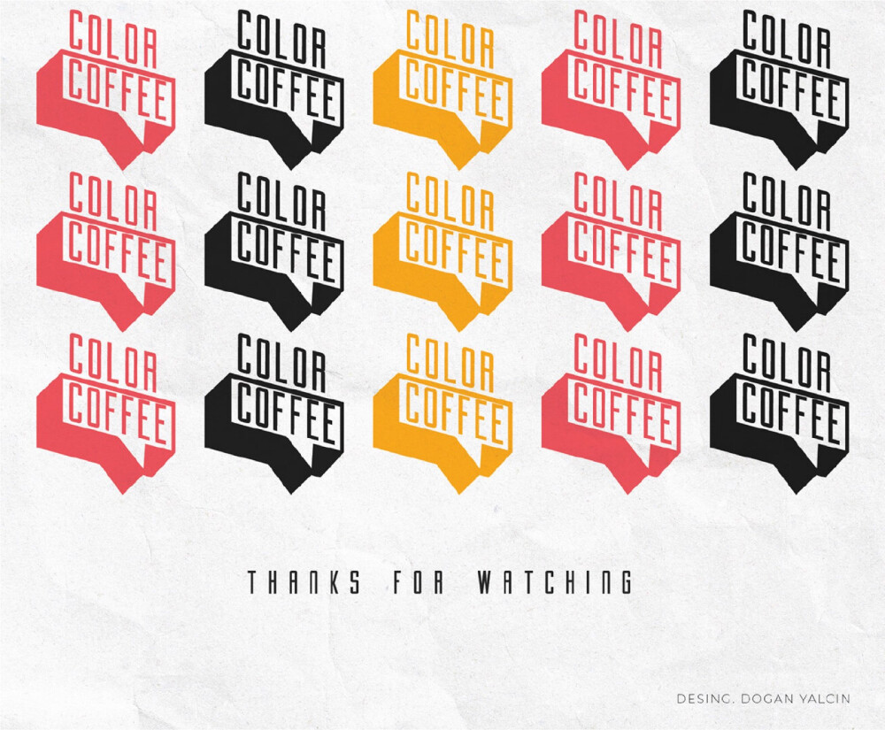 Color Cafe咖啡店品牌VI设计 Dogan Yalcin ​​​​