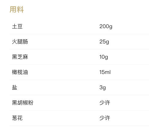 【土豆泥小饼—饱腹佳肴】
“火腿肠作为配料 能极大地丰富菜式的口感和视觉色彩 利用烤箱可以减少烹饪中油类的使用量 得到焦香酥脆的口感 黑芝麻作为点缀 不但提高了土豆泥小饼的颜值 而且补充了更为丰富的营养哦”
菜谱作者@萨巴蒂娜