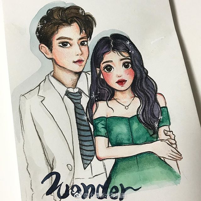 来自韩国插画师inswonderiu676767