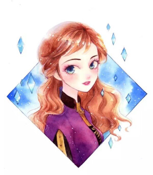 冰雪奇缘2 同人画