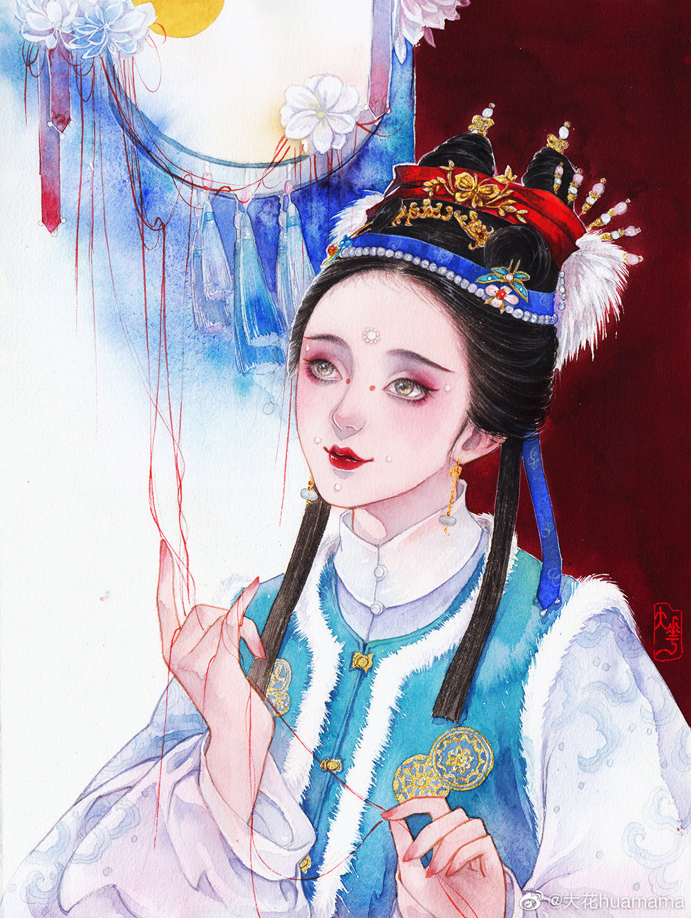 （古风美人）绘师：大花huamama