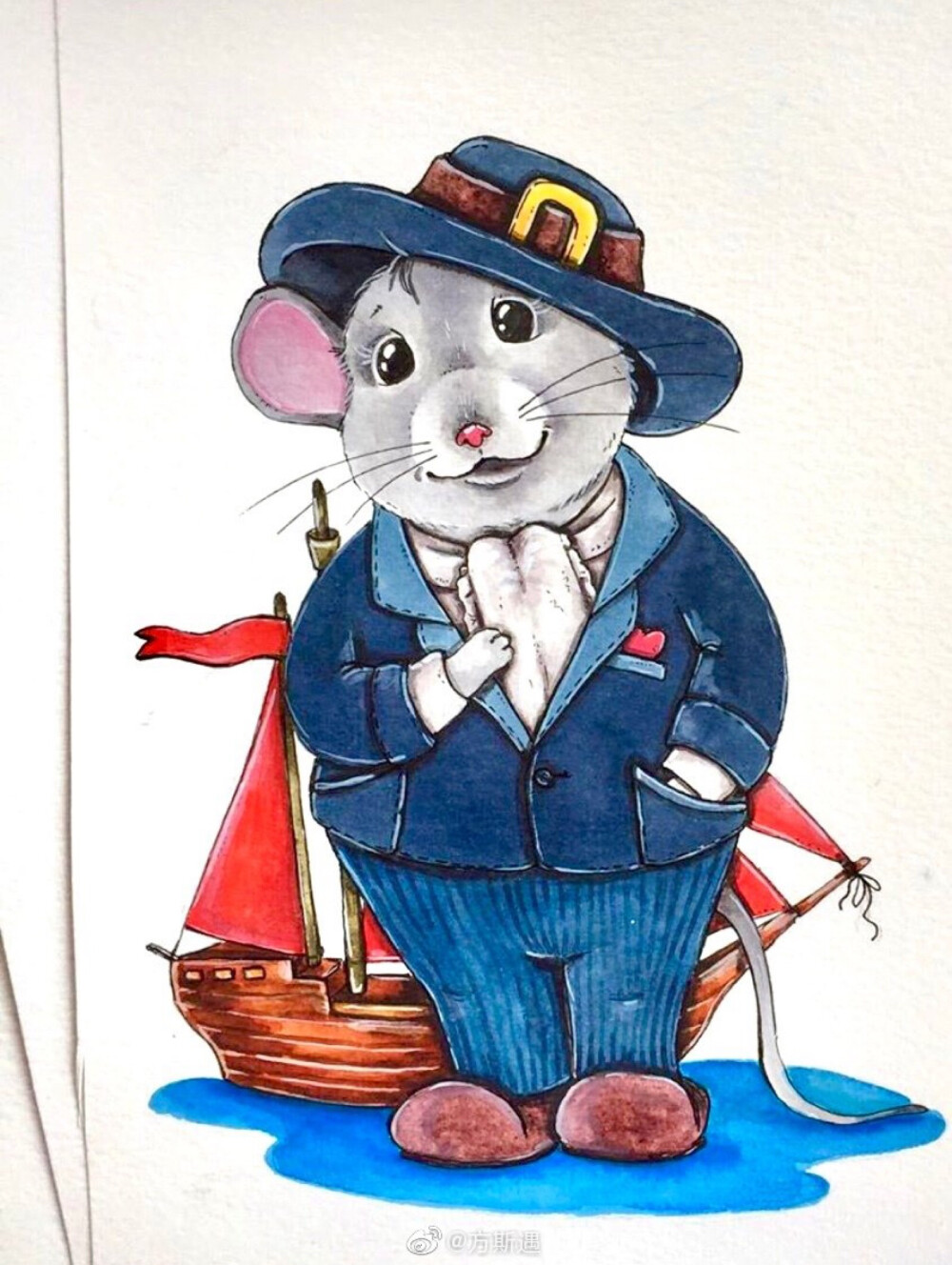 可爱的小老鼠