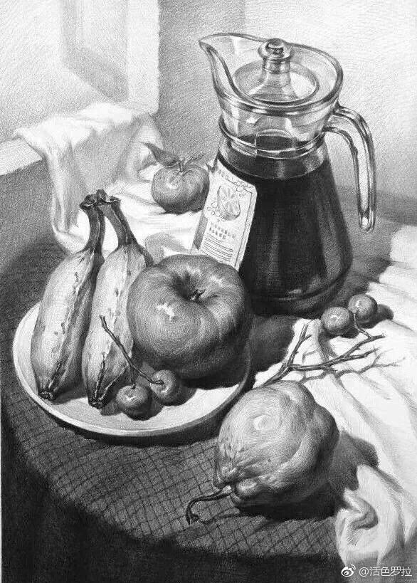素描静物