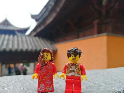 南京，外景，乐高，中式旗袍，西式婚纱