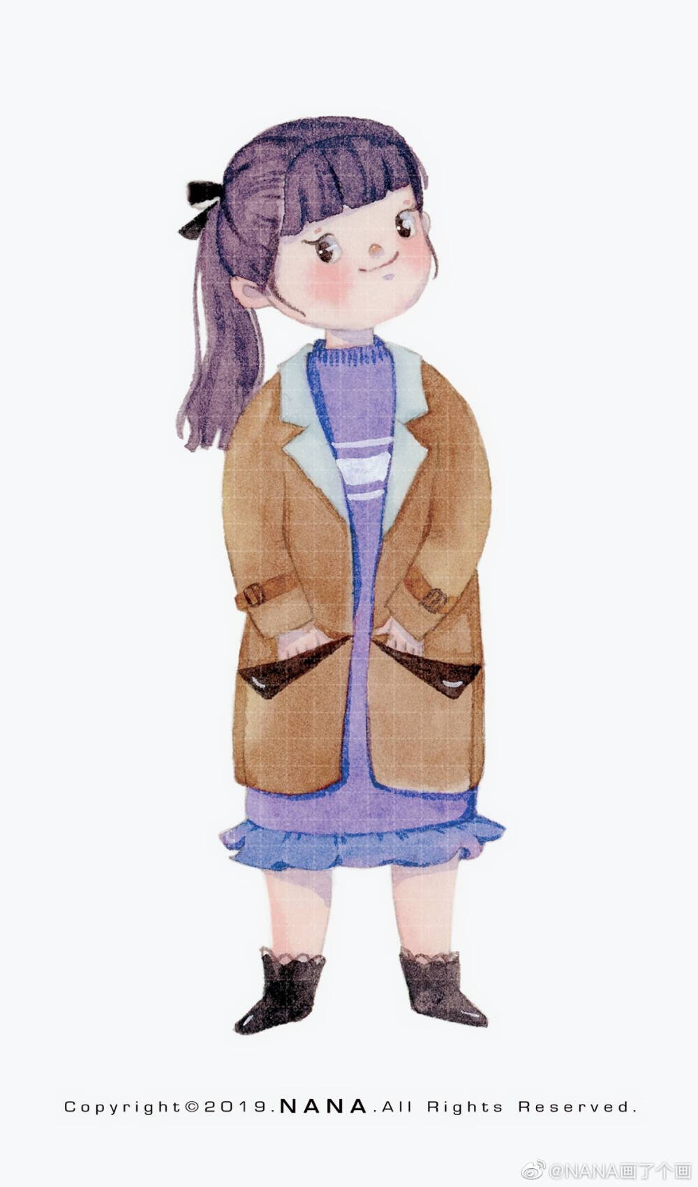 动漫插画＊
作者：@NANA画了个画