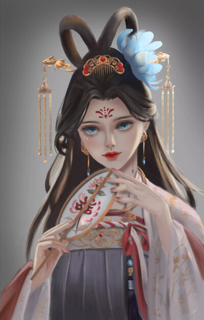 （古风美人）绘师：芽猫