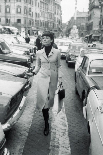 April 1971 Where: In a parking lot in Rome, Italy.