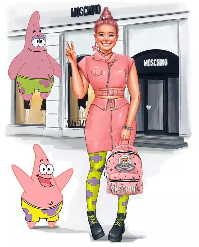 海绵宝宝动画角色拟人