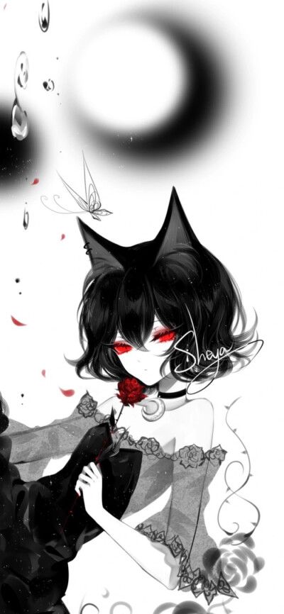 iPhone x/xs壁纸 动漫 女