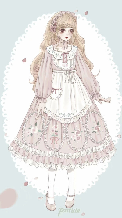 Lolita服饰 设计图透